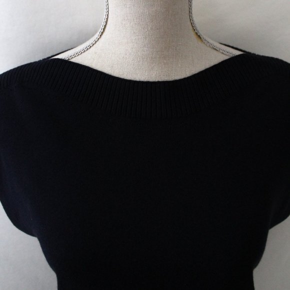 TALBOTS Size L Navy Blue 60%Cotton 40% Rayon Excellent! - Picture 5 of 11